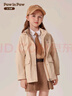 PawinPaw【一衣三穿】卡通小熊童裝秋冬女童外套派克風(fēng)衣馬甲兩件套 Beige米色/35 110 cm 曬單實(shí)拍圖
