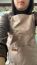 COODORA圍裙家用廚房防水防油污家務(wù)清潔餐廳做飯工作服圍腰男女通用 曬單實(shí)拍圖