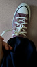 匡威（Converse）官方 1970S運(yùn)動(dòng)低幫帆布鞋美拉德豆沙粉粉色168515C 168515C 36 曬單實(shí)拍圖