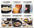 九陽(yáng)（Joyoung）家用電餅鐺三明治機早餐機 36mm加深烤盤(pán)煎烤機 雙面加熱 大火力蒸汽烤肉餅鐺GK128 曬單實(shí)拍圖
