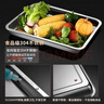 今萬(wàn)福304不銹鋼蒸飯盤(pán)蒸飯無(wú)孔商用托盤(pán) 60*40*4.8cm 曬單實(shí)拍圖