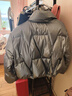 VEROMODA羽絨服女冬新款立領(lǐng)90白鴨絨短款羽絨服保暖34035 礦物藍色 165/84A/M 曬單實(shí)拍圖