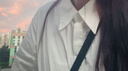 UR2024夏季新款女裝通勤風(fēng)壓褶修身短袖棉質(zhì)連衣裙UWU740075 曬單實(shí)拍圖