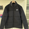 鴻星爾克馭光2.0|羽絨服男秋冬新款男女情侶防潑水休閑短款羽絨夾克外套 正黑 XL 曬單實(shí)拍圖