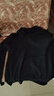 羅蒙（ROMON）半高領(lǐng)德絨秋冬保暖長(cháng)袖男時(shí)尚休閑百搭T恤840黑色175 曬單實(shí)拍圖