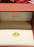 周生生黃金戒指 無(wú)盡的愛(ài)足金絲帶活口戒生日禮物21071R 計價(jià) 3.3克 曬單實(shí)拍圖