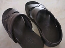 回力涼鞋男沙灘鞋防水滑耐磨踩屎感室內外兩穿涼拖鞋HL0511棕色43碼 曬單實(shí)拍圖