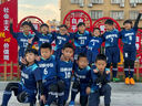 城市名義秋冬兒童足球服套裝男女小孩四件套緊身衣訓(xùn)練服運(yùn)動(dòng)比賽隊(duì)服定制 7708寶藍(lán)四件套【球襪+腿板】 2XS碼 曬單實(shí)拍圖
