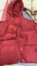 童泰（TONGTAI）寶寶羽絨服外套冬季兒童衣服男女童鴨絨服五防連帽上衣紅色90cm 曬單實(shí)拍圖