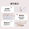 歐育寶寶露營(yíng)嬰兒學(xué)坐椅兒童戶(hù)外海邊沙灘拍照便攜可折疊多功能野餐椅 杏色 可拆卸餐盤(pán) 518 曬單實(shí)拍圖