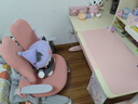 護童（Totguard）兒童學(xué)習桌椅套裝可調節升降實(shí)木書(shū)桌 啟夢(mèng)好奇星粉100cm+CG22F紅 曬單實(shí)拍圖