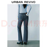 UR2025秋季新款女裝復(fù)古水洗蝴蝶結(jié)刺繡牛仔長褲UYY850012 藍(lán)色 29 曬單實拍圖