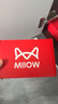 貓人（MiiOW）本命年蛇年紅色內褲女士結婚新年鴻運莫代爾三角褲女生短褲7A抑菌 曬單實(shí)拍圖