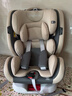 貝倍適（BAYBETSS）兒童安全座椅汽車(chē)用0-4-12歲寶寶360度旋轉嬰兒車(chē)載坐椅ISOFIX 米灰色【遮陽(yáng)棚+上拉帶+側保護】 曬單實(shí)拍圖