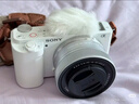索尼（SONY）ZV-E10K APS-C半畫(huà)微單 爆款 vlog直播4K視頻側翻式液晶屏ZV-E10/zv-e10/ZV-E10K 【政府補貼】 白色K套機【皮套+64G+電池+充電器+腕帶】 曬單實(shí)拍圖