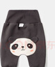 嘟嘟家嬰兒大PP褲春裝寶寶高腰護肚褲男童大屁屁褲洋氣秋款女童褲子vip 深灰色熊貓 80 cm 曬單實(shí)拍圖