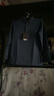 寶財羊5A抗菌桑蠶絲長(cháng)袖t恤男爸爸裝春秋季翻領(lǐng)棉polo衫中老年人上衣服 曬單實(shí)拍圖