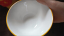 4.5英寸釉下彩高顏值飯碗高溫陶瓷碗家用餐具 愛(ài)麗絲雛菊2個(gè)4.5英寸碗 曬單實(shí)拍圖