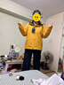 駱駝（CAMEL）戶(hù)外沖鋒衣 三合一加絨加厚防水情侶款外套登山服裝 A9W214119-1 曬單實(shí)拍圖