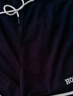 森馬（Semir）休閑褲女刺繡開(kāi)叉直筒褲簡(jiǎn)約運動(dòng)風(fēng)夏季寬松質(zhì)感短褲女生百搭 黑色90001 M 曬單實(shí)拍圖