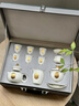 茶具泡茶器全套如瓷動(dòng)人描金冰種玉瓷茶具套裝2025新款茶杯泡茶壺 11頭冰種玉瓷堆金萬(wàn)福圓融蓋碗套組 曬單實(shí)拍圖