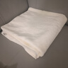 潔麗雅（Grace）純棉抗菌防螨浴巾刺繡高檔強吸水柔軟加厚加大浴巾 米白色 800g 曬單實(shí)拍圖