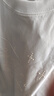 卡賓【重工質(zhì)感】 立體刺繡燙珠短袖T恤25新款低調型男時(shí)尚百搭 曬單實(shí)拍圖