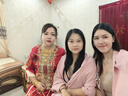 音團香檳色伴娘披肩新娘婚紗婚禮外套禮服外搭姐妹團圍巾女秋冬季白色 豆沙粉 曬單實(shí)拍圖