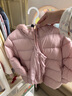 優(yōu)衣庫(kù)嬰幼兒寶寶高級(jí)輕型羽絨拉鏈連帽外套外套羽絨服478431 10 水粉色 100 曬單實(shí)拍圖