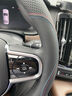 DEYAN沃爾沃方向盤(pán)套真皮XC60/S90/S60/XC90/V90/XC40/V60車(chē)把套超薄款 圓形超薄款【雙色線(xiàn)】帶車(chē)標 曬單實(shí)拍圖