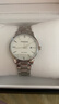 天王（TIAN WANG）男手表時(shí)尚石英表鋼帶防水國表帶日歷情侶腕表情人節禮物 銀色女表31193 曬單實(shí)拍圖