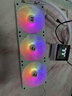 Thermaltake（Tt）鋼影 冰霜360 一體式CPU水冷散熱器 白色（4寸全面屏/ARGB風(fēng)扇/360冷排/多平臺） 曬單實(shí)拍圖