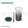 星巴克（Starbucks）墨水系列三角底造型玻璃吸管杯473ml水杯子學(xué)生生日禮物畢業(yè)禮物 曬單實(shí)拍圖