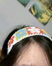 Royal sasa皇家莎莎刺繡發(fā)箍女顯臉小發(fā)卡高顱頂寬邊頭箍法式女毛線(xiàn)秋冬發(fā)飾 曬單實(shí)拍圖