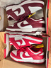 耐克NIKE男復(fù)古休閑板鞋 DUNK新年紅緩震運動鞋 DD1391-601紅白42.5 曬單實拍圖