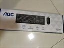 AOC KM160鍵盤(pán)鼠標套裝 有線(xiàn)鍵鼠套裝 全尺寸商務(wù)辦公 防潑濺 筆記本電腦鍵盤(pán) 黑色 曬單實(shí)拍圖