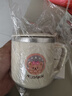 沃德百惠（WORTHBUY）316不銹鋼兒童牛奶杯寶寶喝水學(xué)飲杯雙層防燙帶刻度吸管杯子 兔 曬單實(shí)拍圖
