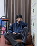 班尼路（Baleno）連帽開衫外套男拉鏈衛(wèi)衣男士春秋季新款純色質感男裝上衣休閑帽衫 曬單實拍圖
