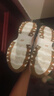 斯凱奇（Skechers）奶茶熊女鞋秋季厚底老爹鞋軟底百搭熊貓鞋休閑運(yùn)動(dòng)鞋149238 曬單實(shí)拍圖