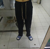 主意范（ZHUYIFAN）胖子大碼230斤褲子男直筒秋冬款工裝褲潮牌大碼直筒闊腿休閑褲 A001-K1050黑色 XL (175) 130-150斤可穿 曬單實(shí)拍圖