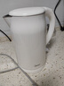 美的（Midea）電熱水壺 2L大容量家用速沸燒水壺 雙層隔熱防燙電水壺 1800W大功率 安全防干燒 自動(dòng)斷電 2L 【316L母嬰材質(zhì)】 曬單實(shí)拍圖