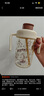 小土豆ppsu直飲吸管水杯大寶寶寬口徑防摔帶刻度奶瓶?jì)和?歲以上牛奶杯 可可白 330ml 曬單實(shí)拍圖