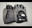 Keep 健身手套男女立體掌墊版 啞鈴器械護腕力量訓練耐磨防滑 碳灰M 曬單實(shí)拍圖