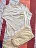 都市麗人女士睡衣女100%純棉長(cháng)袖長(cháng)褲秋季安心全棉家居服可外穿淺杏L 曬單實(shí)拍圖