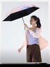 蕉下（beneunder）防紫外線(xiàn)遮陽(yáng)傘五折口袋黑膠晴雨傘防曬傘BM665葉舞 曬單實(shí)拍圖