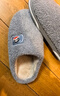 大嘴猴（Paul Frank）棉拖鞋男情侶時(shí)尚簡(jiǎn)約厚底家居保暖冬季拖鞋PF6661灰色280 曬單實(shí)拍圖