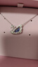 施華洛世奇（SWAROVSKI）【125周年限定】SWAN 經(jīng)典藍色天鵝項鏈女生日禮物女 曬單實(shí)拍圖