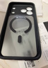 億色（ESR）適用iPhone17promax手機殼蘋(píng)果17promax保護套磁吸殼相機按鍵鏡頭全包硅膠邊超薄防摔黑邊半透黑 曬單實(shí)拍圖