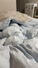 LOVO羅萊A類(lèi) 95%昆侖白鵝絨羽絨被 冬被 1000g填充200*230cm 白色 曬單實(shí)拍圖