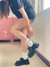 CAMILA KSENIA小皮鞋英倫風(fēng)女士2025新款夏季厚底時(shí)尚百搭單鞋松糕樂(lè )福鞋子品牌 啞光黑 36 曬單實(shí)拍圖